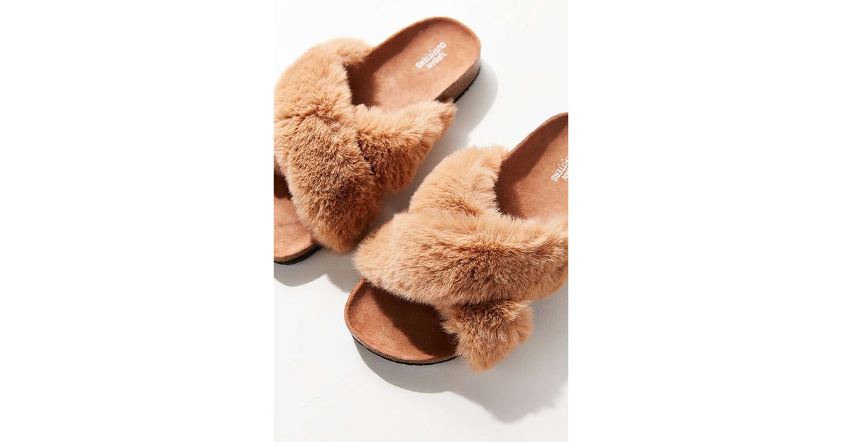 Crossed Faux Fur Slide | 19 Fall Pieces 
