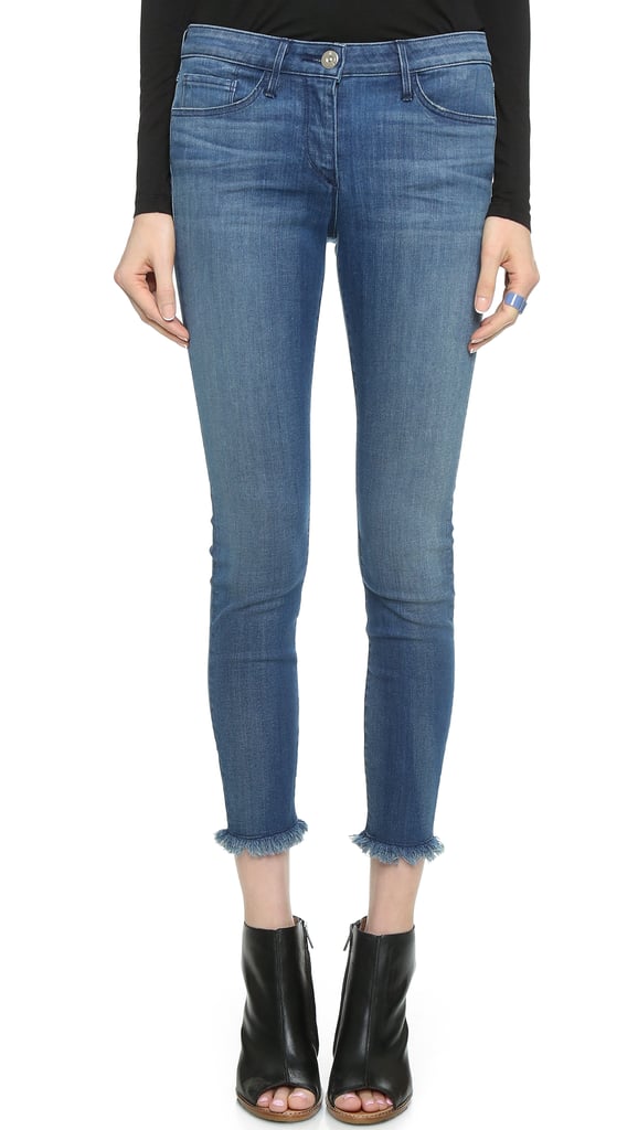 3x1 W2 Mid Rise Crop Skinny Fray Jeans ($235)