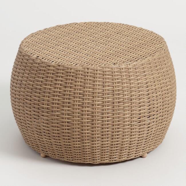 Round all weather wicker vernazza outlet outdoor chair set of 2
