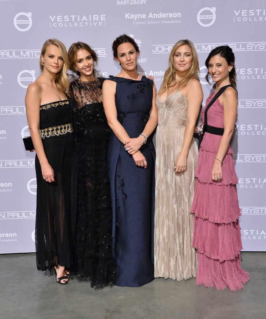 Pictured: Jessica Alba, Kate Hudson, Jennifer Garner, Kelly Sawyer, and Norah Weinstein