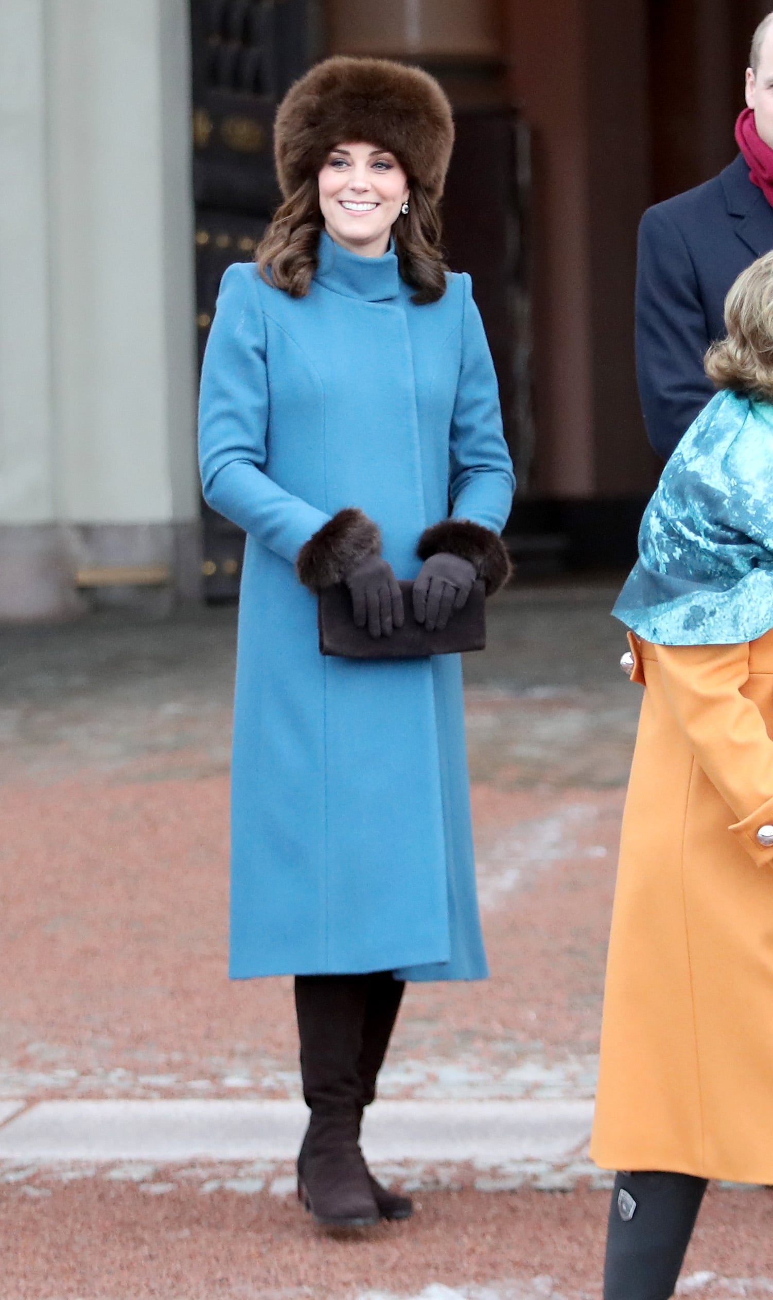 Kate Middleton Brown Furry Hat 