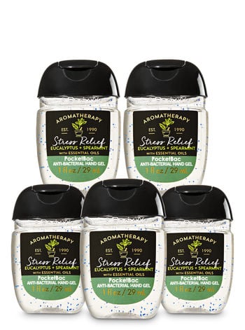 Bath and Body Works Aromatherapy Eucalyptus Spearmint PocketBac Hand Sanitizers