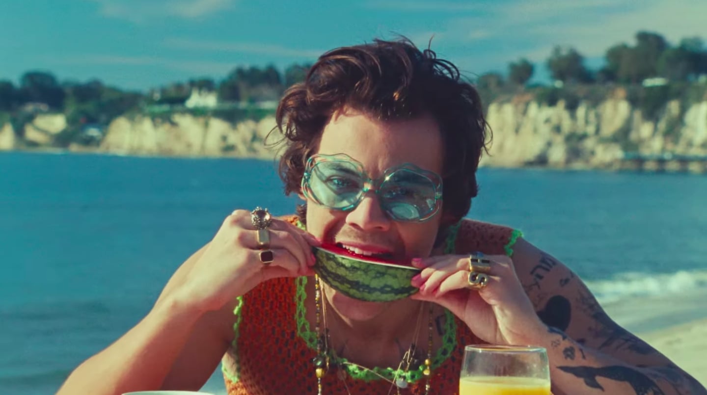 Read Reactions To Harry Styles S Watermelon Sugar Video Popsugar Entertainment