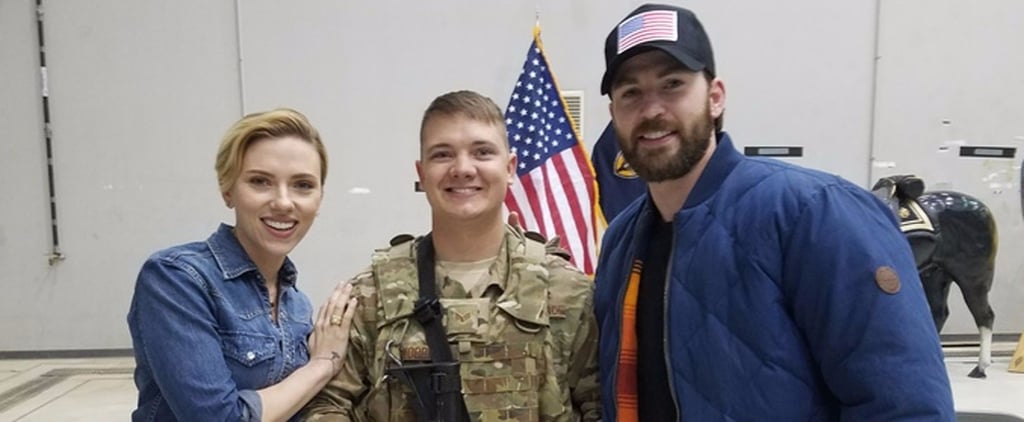 Chris Evans's USO Tour Photos