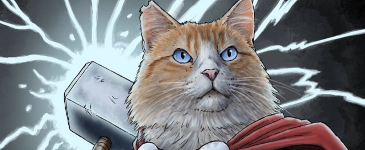 Cats Dressed as Superheroes