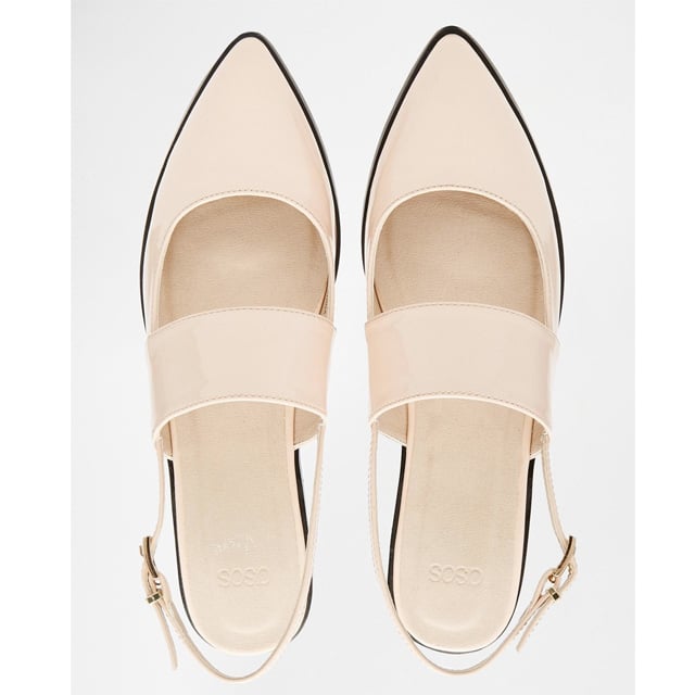 Asos 'Motion' Pointed Flat Shoes ($38 