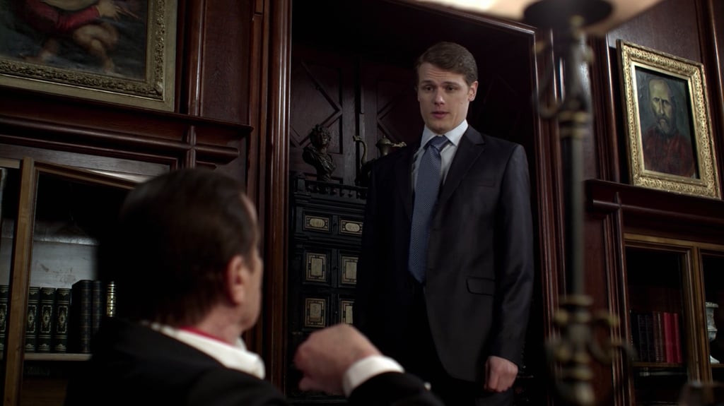 This scene comes just before Ashton delivers a sick burn to his father: "I may not be your favorite son, but I'm your only living one." *screams in the key of DAMN*