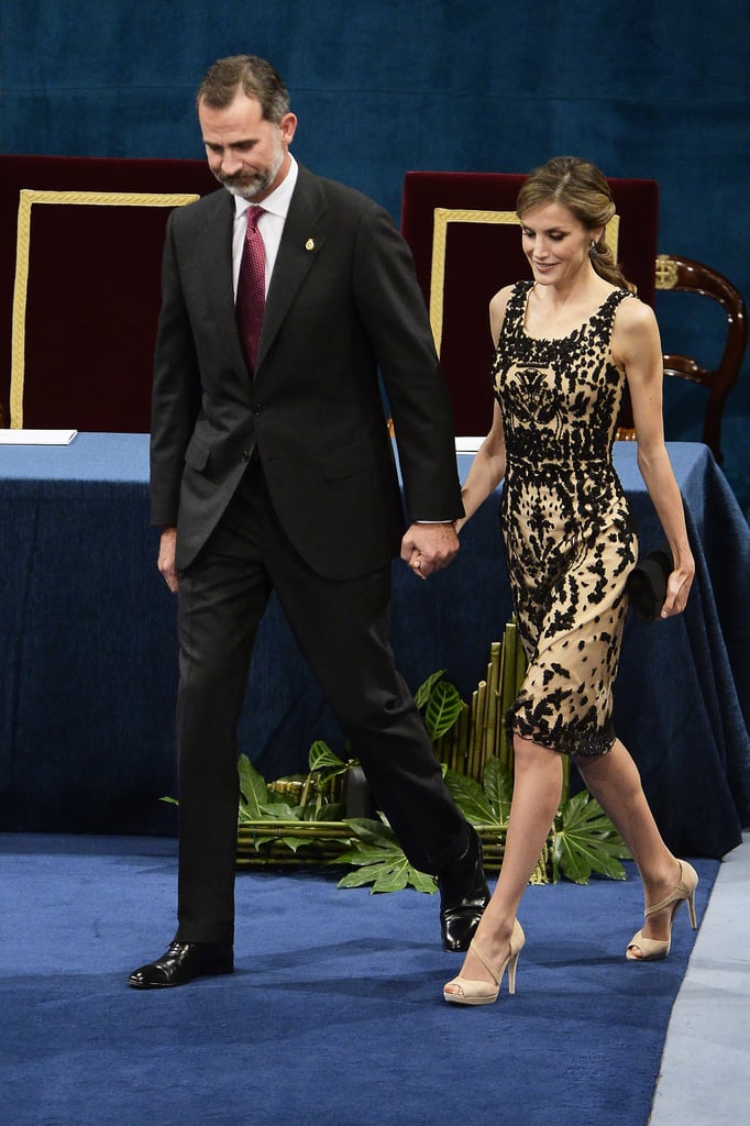 King Felipe VI and Queen Letizia at the Princesa de Asturias Awards in Oviedo, Spain.