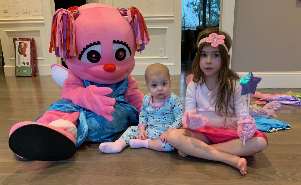 Sawyer And Harper And Dylan Dressed As Abby Cadabby From Sesame
