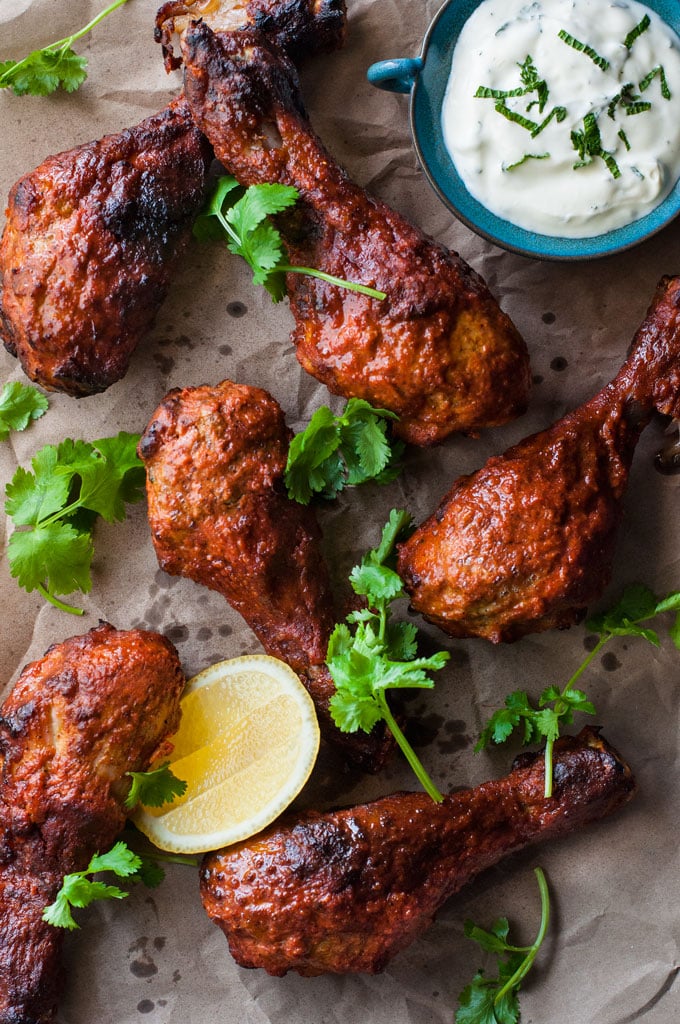 Oven Baked Tandoori Chicken Wings Indian Chicken Recipes Popsugar