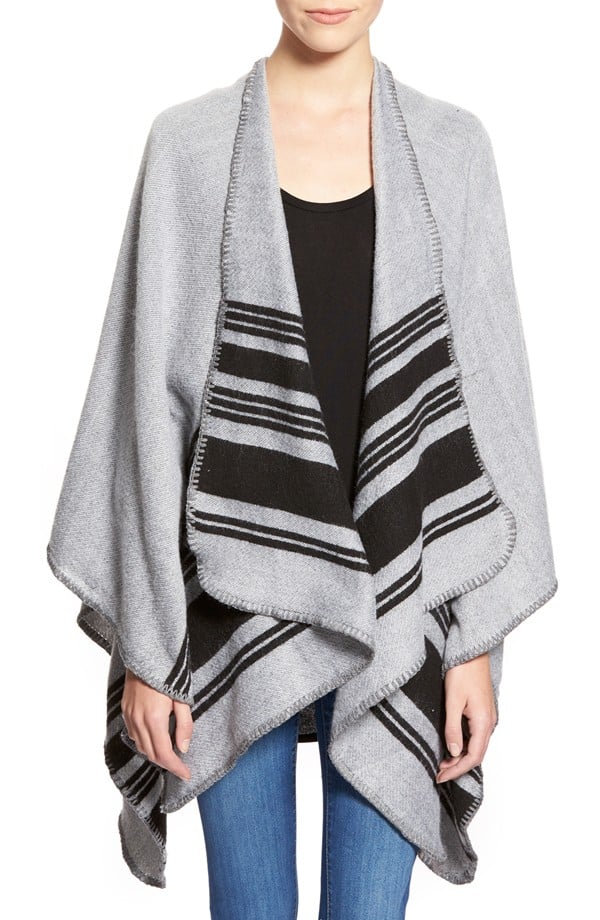 BP. Horizontal Stripe Poncho ($38)