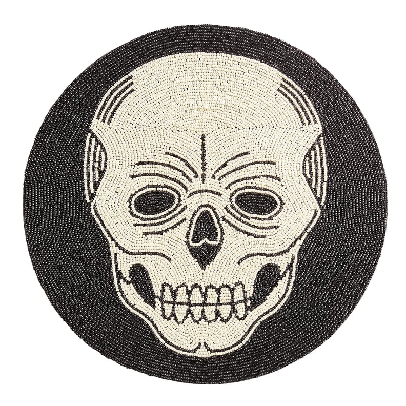 Beaded Skull Placemat