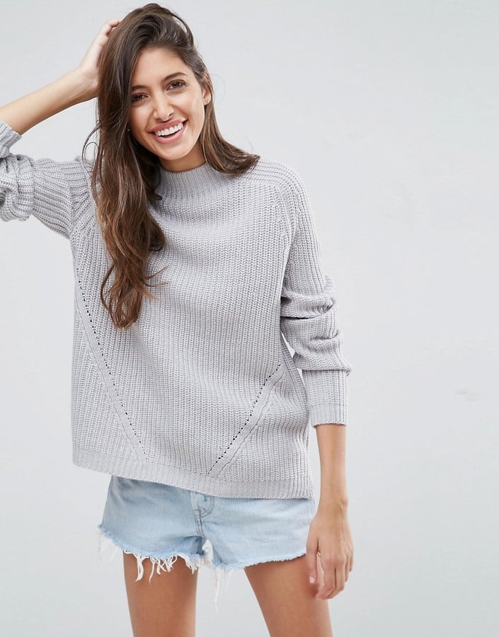ASOS Ultimate Chunky Sweater With Slouchy High Neck