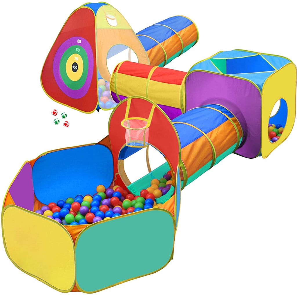 For an Amusement Park at Home: Ball Pit, Play Tent and Tunnel Pop Up Play Set