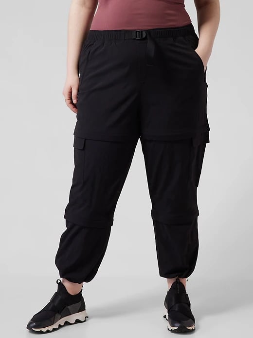 PATAGONIA Hiking Belted Nylon Cargo Pants 90s Khaki Size XL 19 to 22.5  waist