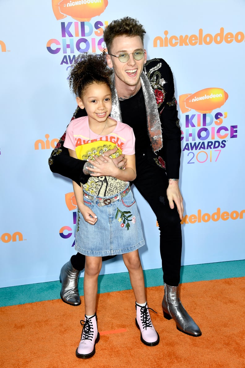 Machine Gun Kelly and Casie Colson Baker at the 2017 Kids' Choice Awards