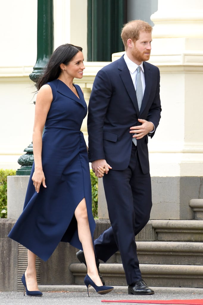 Meghan Markle Wears Dion Lee Dress October 2018