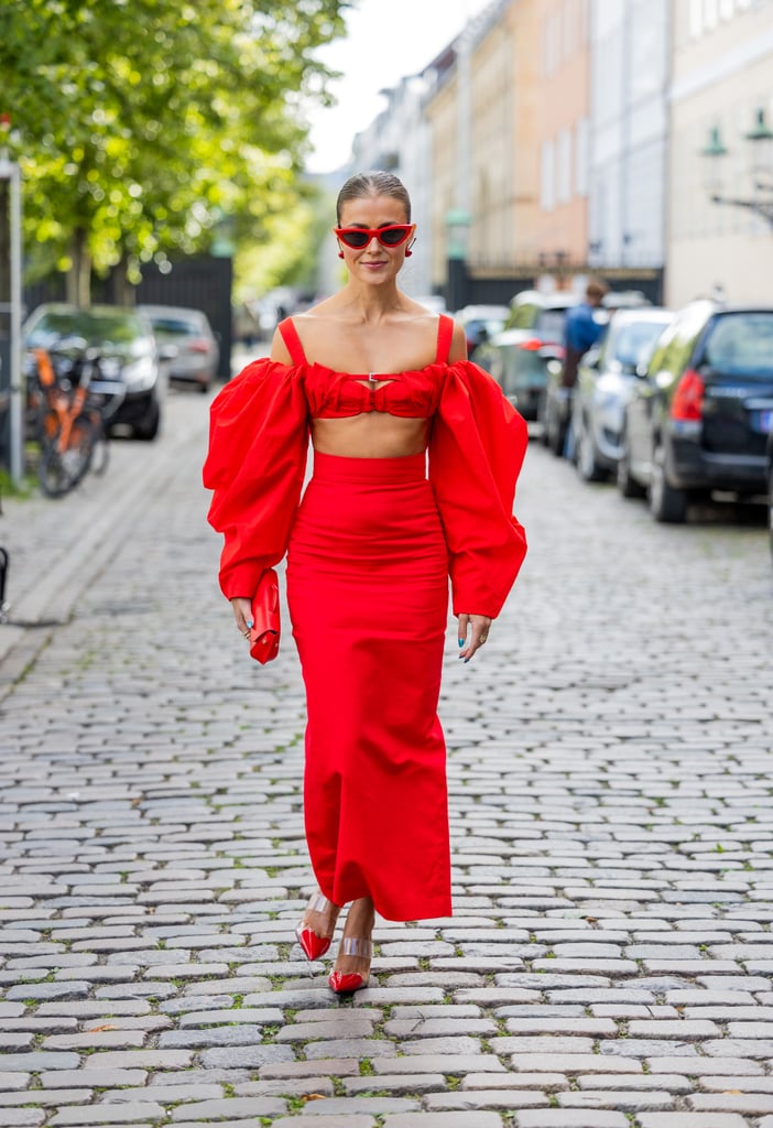 Copenhagen Fashion Week Street Style Spring 2024 Trend: Bold Color