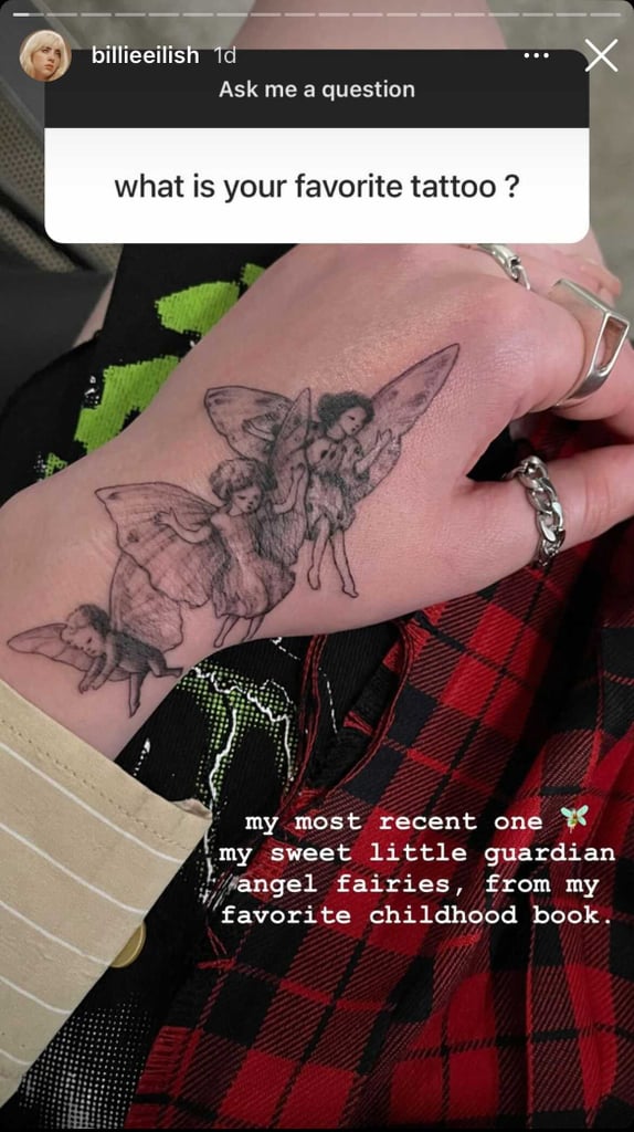 Billie Eilish's Fairy Hand Tattoo