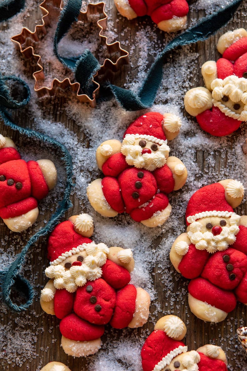 Holly Jolly Santa Cookies