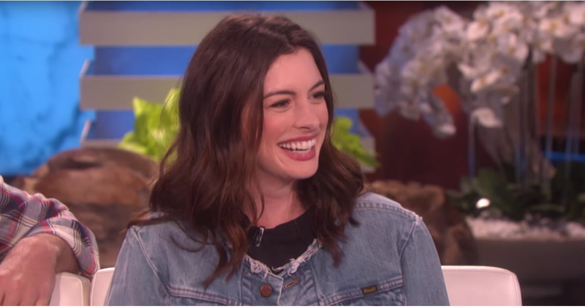 Anne Hathaway Talks First Birthdays On Ellen Popsugar Family