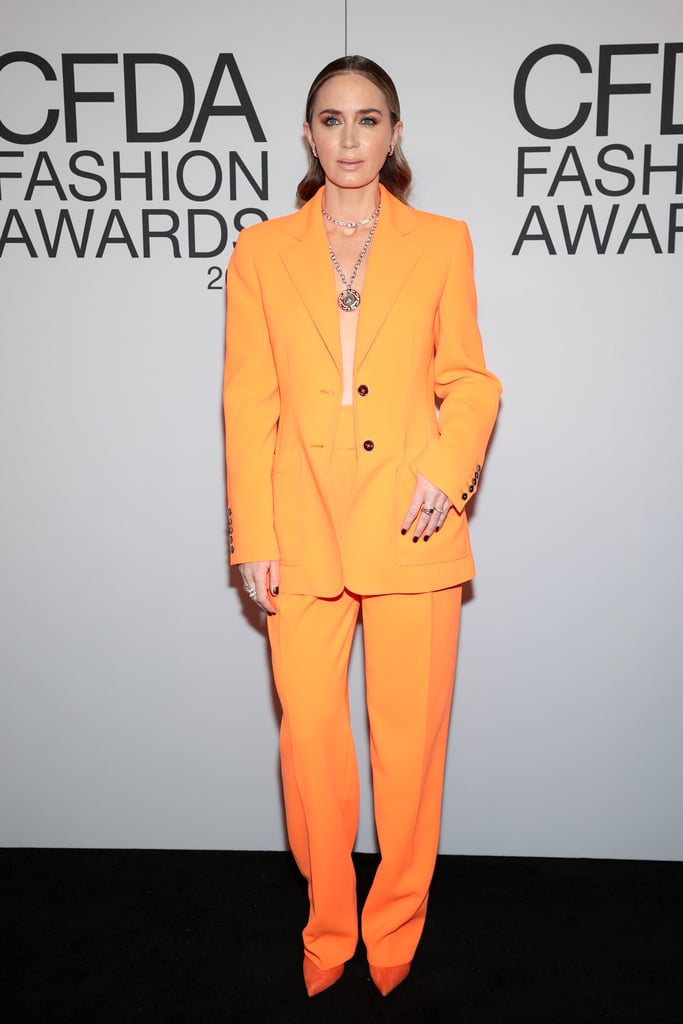 Emily Blunt at the 2021 CFDA Fashion Awards