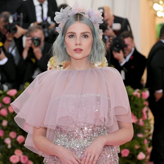 Lucy Boynton's Blue Hair at the 2019 Met Gala
