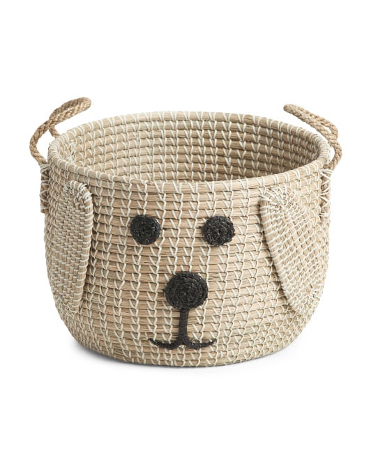 Dog Face Storage Basket