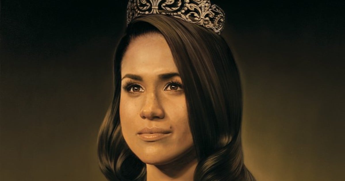 Where To Buy Meghan Markle Queen Portrait Popsugar Celebrity