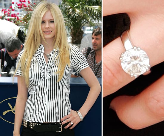 avril lavigne engagement ring