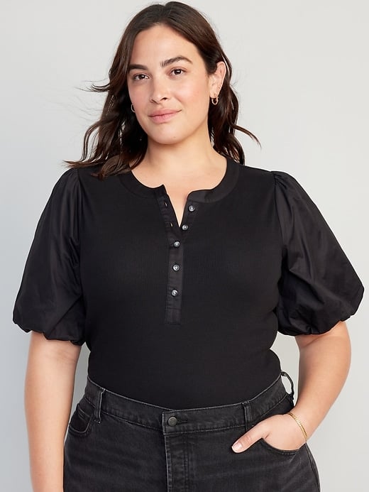 Best Puff-Sleeve Henley