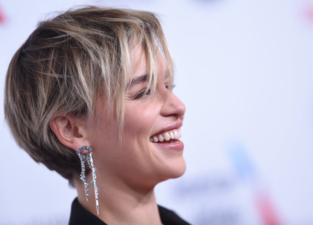 Emilia Clarke's Makeup at the Britannia Awards 2018