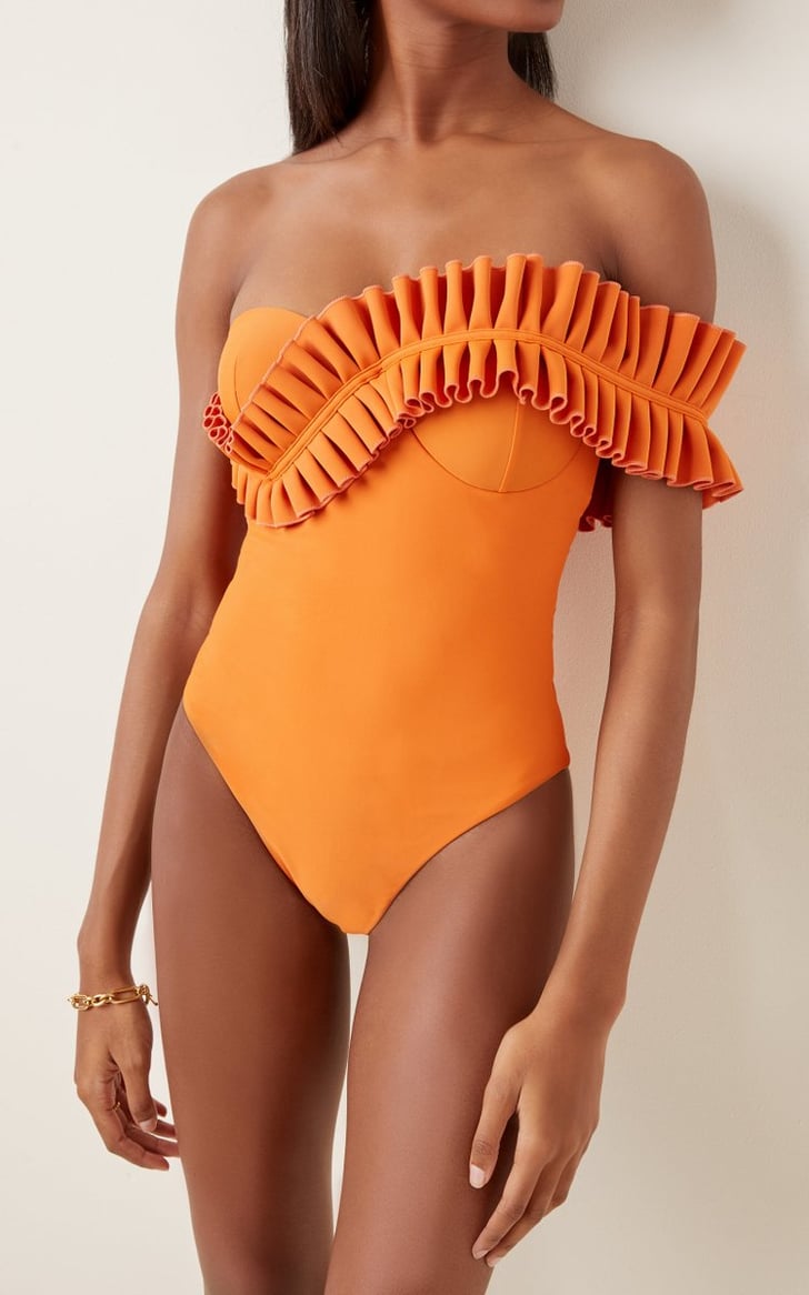 Andrea Iyamah Nisi Ruffled One Piece Swimsuit Best One Piece 8688