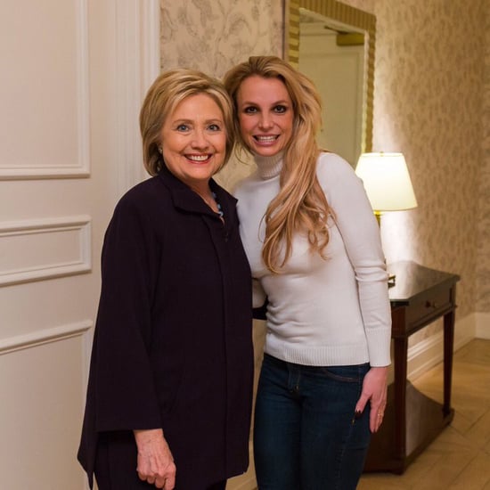 Britney Spears Meeting Hillary Clinton