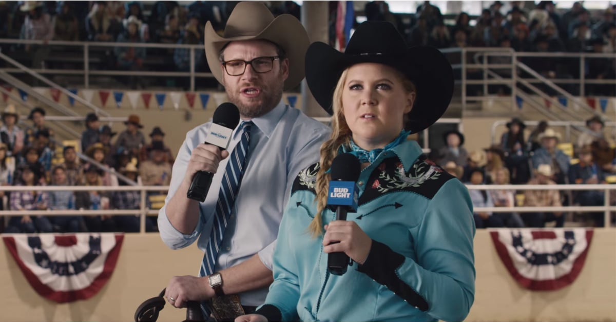 Amy Schumer and Seth Rogen's Bud Light Super Bowl Commercial POPSUGAR