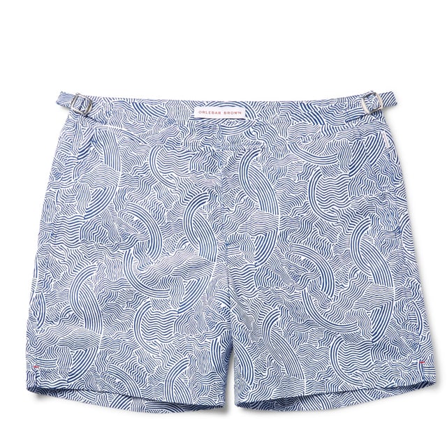 Orlebar Brown Bulldog Mid-Length Printed Swim Shorts ($315)