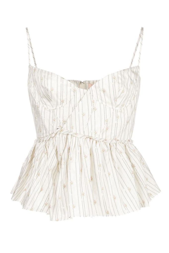 Brock Collection Fitted Corseted Top