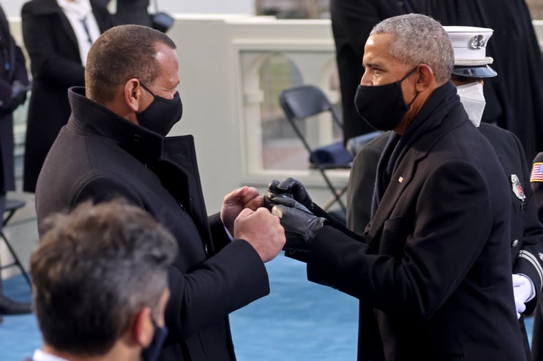 Alex Rodriguez and Barack Obama Bumping It Up