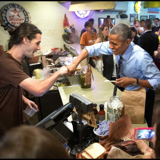 Barack Obama Fist-Bumps Gay Food Worker