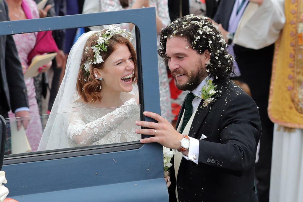 Rose Leslie and Kit Harington