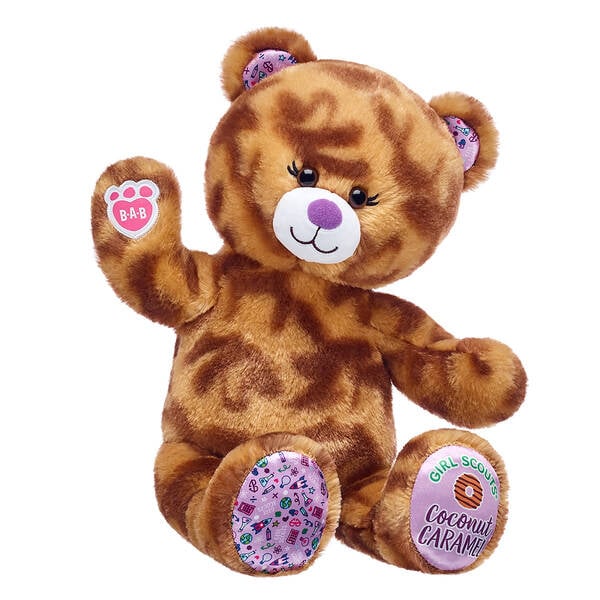 Girl Scouts Coconut Caramel Cookie Bear