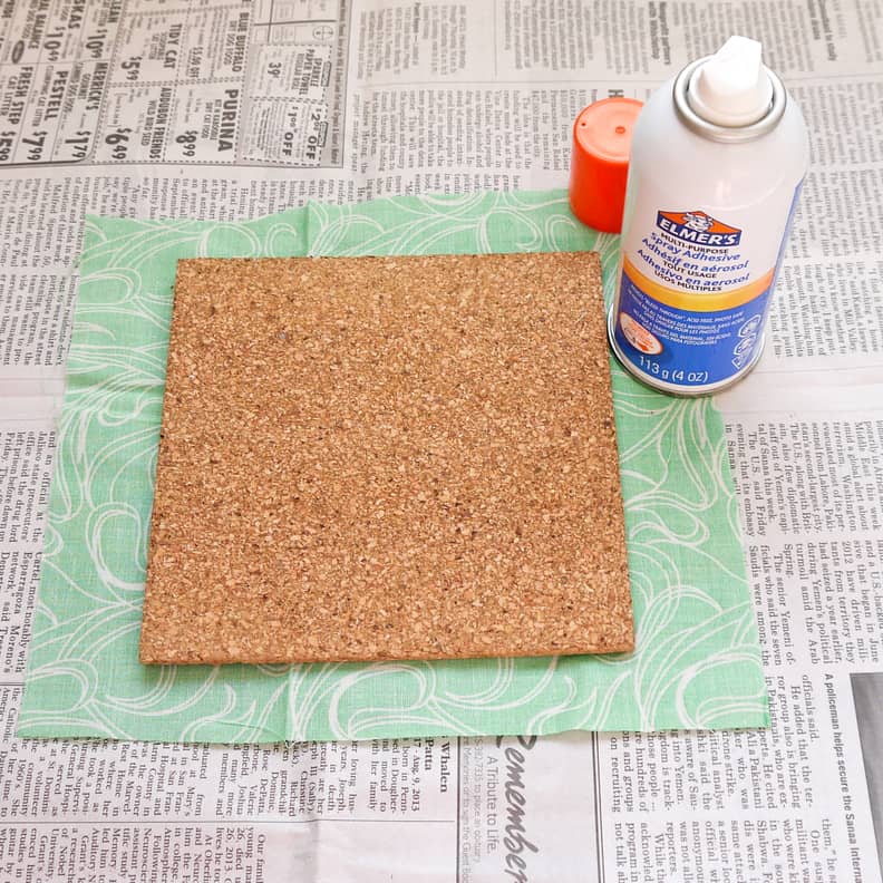 Great Nursery or Anywhere Fabric Cork Board Squares : 8 Steps (with  Pictures) - Instructables