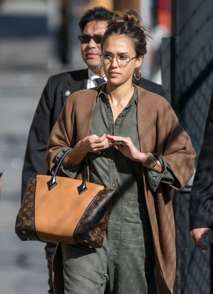 Jessica Alba's Louis Vuitton W Bag March 2017