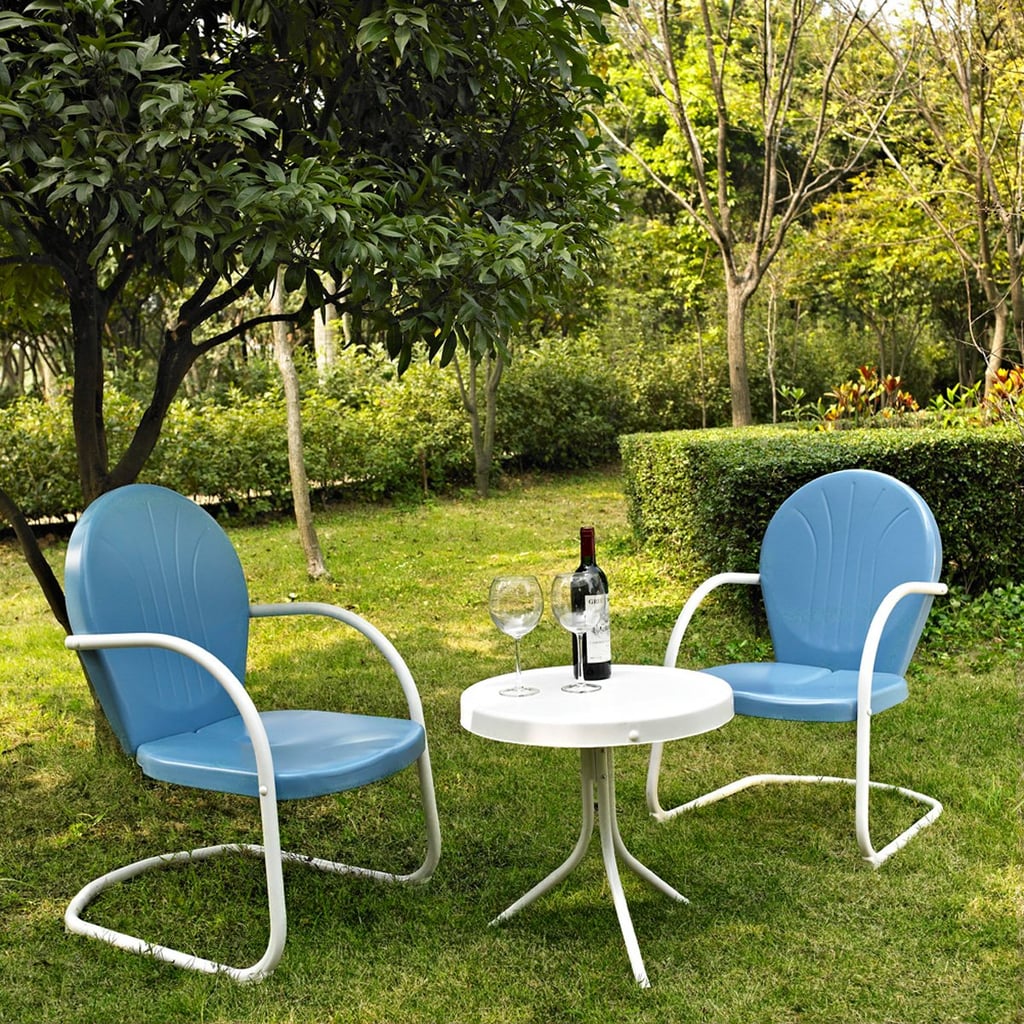 Crosley Furniture Griffith 3-Piece Metal Outdoor Conversation Set