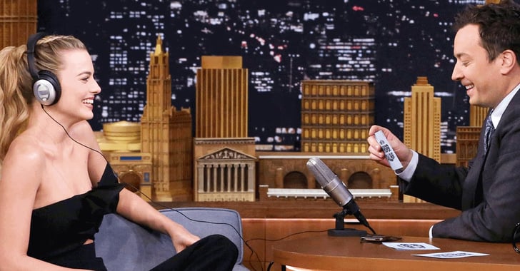 Margot Robbie Plays Whisper Challenge With Jimmy Fallon ...