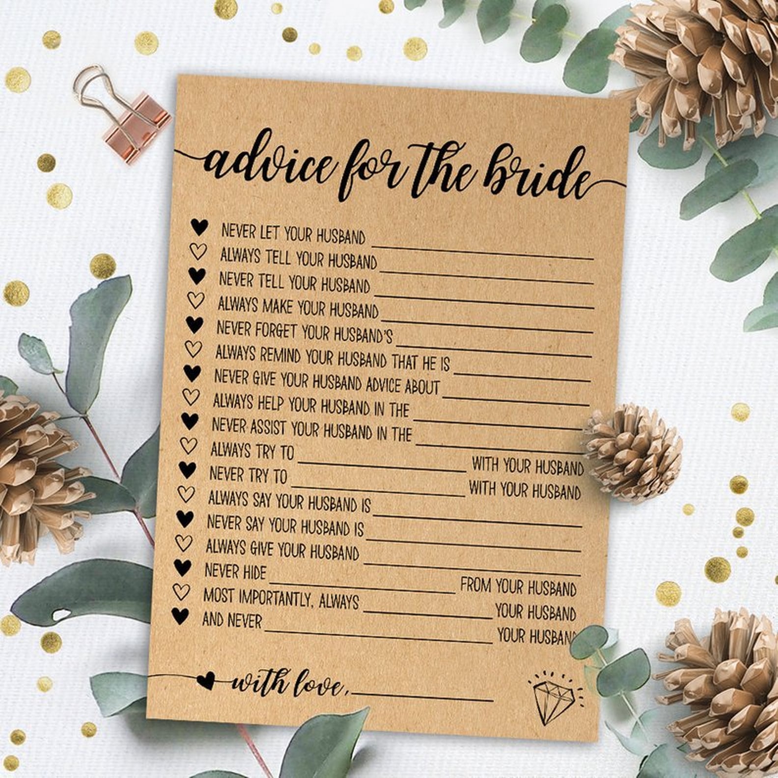 Printable Bridal Shower Games | PS Love
