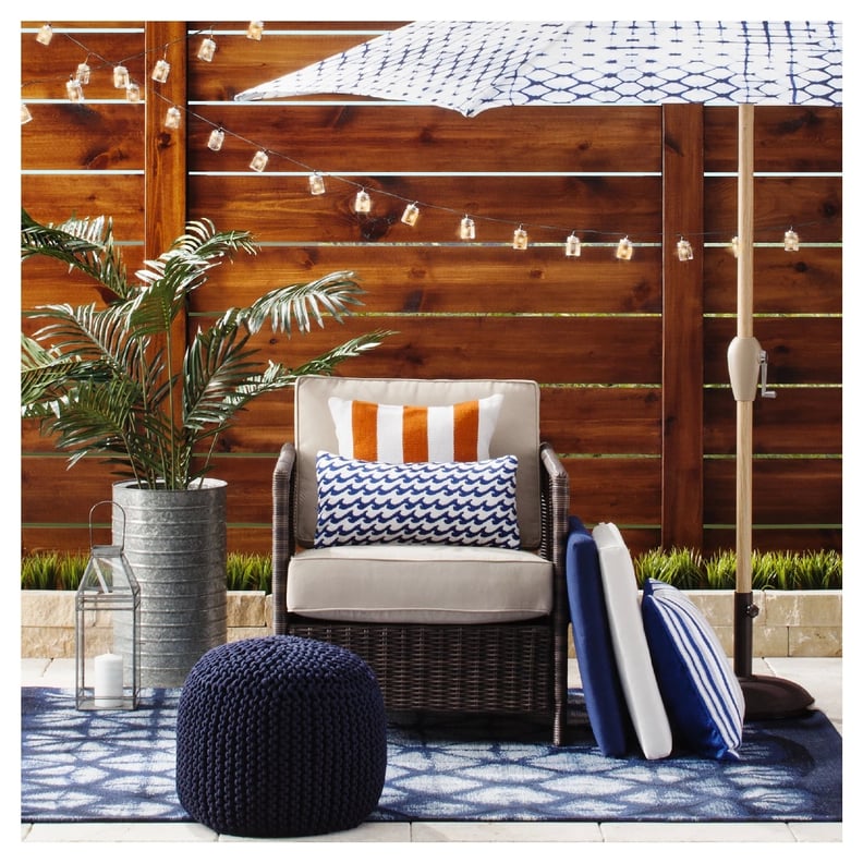 Shibori Tile Outdoor Rug