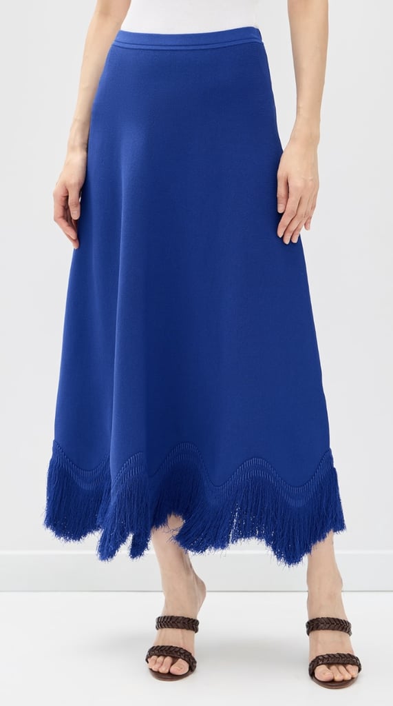 Ulla Johnson Paulina Knit Skirt with Fringe