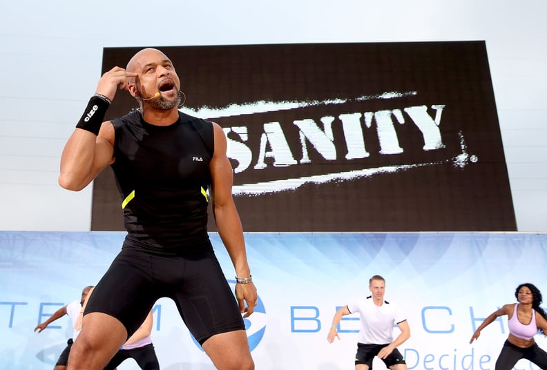 NASHVILLE, TN - JULY 30:  Super Trainer Shaun T. leads INSANITY at Beachbody's SUPER WORKOUT, where 25,000 coaches took over Broadway during the 2016 Beachbody Coach Summit on July 30, 2016 in Nashville, Tennessee.  (Photo by Terry Wyatt/Getty Images for 