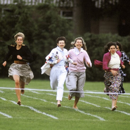 Princess Diana at School Mother's Day Race